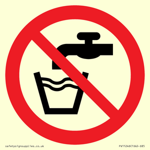 P005 Prohibition: Not drinking water